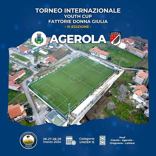 Agerola ospita per il secondo anno consecutivo il torneo Youth Cup “Fattorie Donna Giulia”