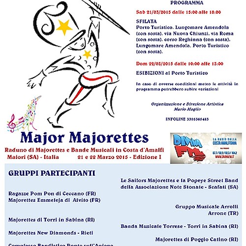Majorettes a Maiori: la prima edizione di un grande evento