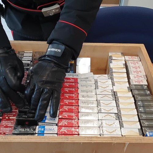 Sigarette di contrabbando<br />&copy; Carabinieri