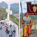 Cava de’ Tirreni celebra il Santissimo Sacramento: fede, tradizione e fuochi dal castello restaurato