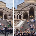 Dagli USA ad Amalfi: la Webmaster Groves HS Band incanta Piazza Duomo