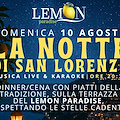 Domenica 10 agosto al Lemon Paradise la magia della Notte di San Lorenzo tra gusto, musica e stelle