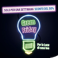 Energia, Egea lancia il Black Friday "green": per una settimana sconti del 50% 