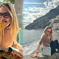Ilary Blasi in Costiera con Bastian: relax e buon cibo a Positano 