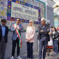 Inaugurato a Vietri sul Mare un pannello in ceramica in memoria di Manuel Cargaleiro