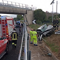 Incidente sulla A2 del Mediterraneo: 80enne perde il controllo dell'auto e finisce fuori strada