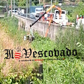 Maiori: cavallo si ritrova nell'alveo del torrente, lo recuperano i Vigili del Fuoco /FOTO