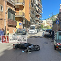 Maiori, incidente tra auto e scooter: 60enne a terra, lievi ferite /foto
