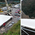 Maiori si prepara al Carnevale, in corso montaggio tensostruttura per la creazione dei carri allegorici