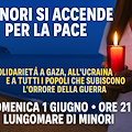 Minori si accende per la pace: appuntamento sul lungomare con una luce contro l'orrore della guerra