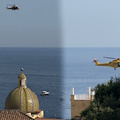 Operaio cade dalla banchina a Positano, necessario l'intervento dell'elisoccorso