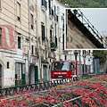 Paura a Maiori: asse di legno cade da un'impalcatura in Corso Reginna