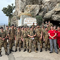 Positano, Agerola: marcia sul Sentiero degli Dei con militari e volontari CRI 