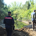 Rifiuti speciali interrati lungo un corso d’acqua: area sequestrata a Capaccio Paestum