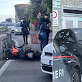 Scontro tra auto e moto ad Amalfi: giovane trasferito in ospedale con l'elisoccorso /FOTO e VIDEO