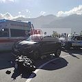 Scontro tra moto e auto a Capo d’Orso: giovane centauro ferito