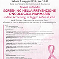 Sorrento, 5 maggio tavola rotonda sulla prevenzione oncologica mammaria
