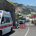 Tragedia ad Amalfi: pedone investito da una moto, non ce l'ha fatta 