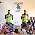 Videogiochi piratati e giocattoli pericolosi: maxi sequestro nell’Agro Aversano