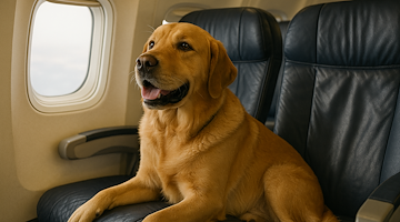 Aerei più pet-friendly: gli animali di grossa taglia potranno viaggiare in cabina