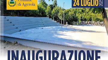 Agerola, 24 luglio si inaugura il nuovo parco pubblico con anfiteatro