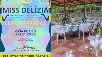 Al Lemon Paradise di Minori la prima edizione di Miss Delizia