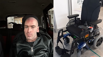 Andrea Di Landro regala la sua vecchia sedia a rotelle elettronica: "So cosa vuol dire aspettare, voglio aiutare chi è nella mia stessa situazione"