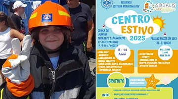 Aperte le iscrizioni per il Centro Estivo 2025 promosso dalla P.A. Resilienza Costiera Amalfitana