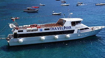 Attive dal 5 luglio le corse serali Travelmar: collegamenti via mare fino a mezzanotte