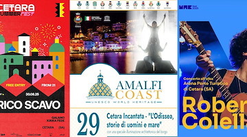 Cetara si illumina nell'ultimo weekend di agosto: tre giorni di musica, arte e spettacolo