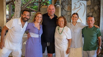 Dana White ospite della Conca del Sogno: la Costiera conquista anche il numero uno delle arti marziali miste