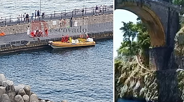 Furore, turista straniera si tuffa e si infortuna alla schiena: soccorsa e trasferita ad Amalfi