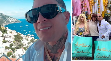 Il rapper cubano Osmani García in Costiera Amalfitana prima del concerto in Sicilia