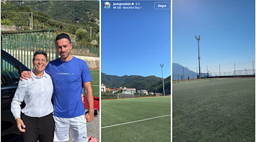 Jack Grealish in Costiera Amalfitana, il calciatore è nel mirino del Napoli