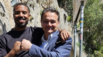 L’attore e regista Michael B. Jordan in visita a Furore