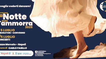 “La Notte della Tammorra” accende Napoli: dal 1° luglio cinque giorni di musica, danza e identità popolare