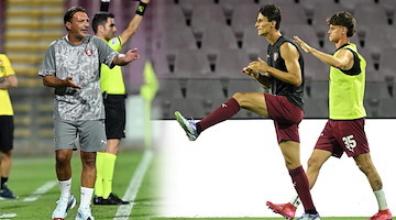 La Salernitana si prepara al debutto in campionato