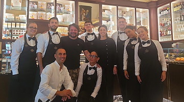 Lillo fa colazione alla Pasticceria Pansa di Amalfi: “Un artista che sprizza simpatia da tutti i pori”