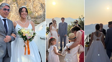 Luna e Claudio sposi al Faro di Capo d’Orso: un amore benedetto dal sole della Costa d'Amalfi
