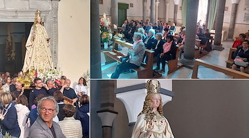 Maiori, le Pro Rosa di Cetara in pellegrinaggio a Erchie per la Peregrinatio di Santa Maria a Mare