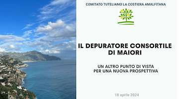 Maiori, potenziamento condotta sottomarina. Comitato "Tuteliamo la Costiera Amalfitana": «Il finanziamento regionale ci dà ragione»