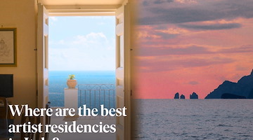 Marea tra le 10 migliori residenze artistiche italiane secondo Art Basel: la Costiera Amalfitana al centro della scena internazionale
