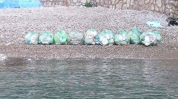 Massa Lubrense, ripulita la spiaggia di Crapolla. Cacace: “Non è possibile intervenire continuamente”