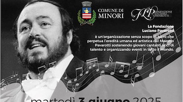 Minori, la Fondazione Pavarotti organizza il concerto "Cuore d'Oro" con Nicoletta Mantovani e Gigi Marzullo