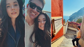 Per Sasha Pieterse e Hudson Sheaffer fuga romantica a Positano: soggiorno a Palazzo Santa Croce 