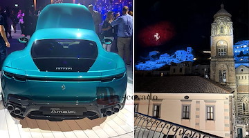 Presentata la Ferrari Amalfi: nel weekend sarà esposta in Piazza Duomo /FOTO e VIDEO