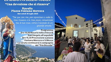 Ravello celebra la Madonna dell’Avvocata con Rosario, Messa e il concerto del Trio Discede