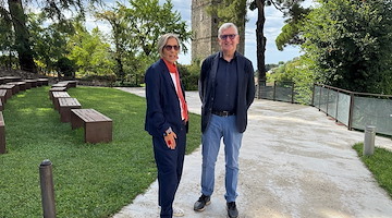 Ravello, il presidente del MAXXI Emanuela Bruni in visita nella Città della Musica