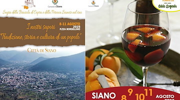 Siano celebra dal 1979 la Sagra della Braciola di Capra e della Percoca nel vino