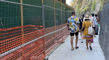 Sorrento, riaperta la strada pedonale a Marina Piccola 